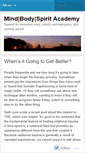 Mobile Screenshot of mindbodyspiritacademy.org